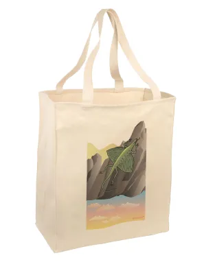 Archaopteryx - Without Name Large Grocery Tote Bag by TooLoud