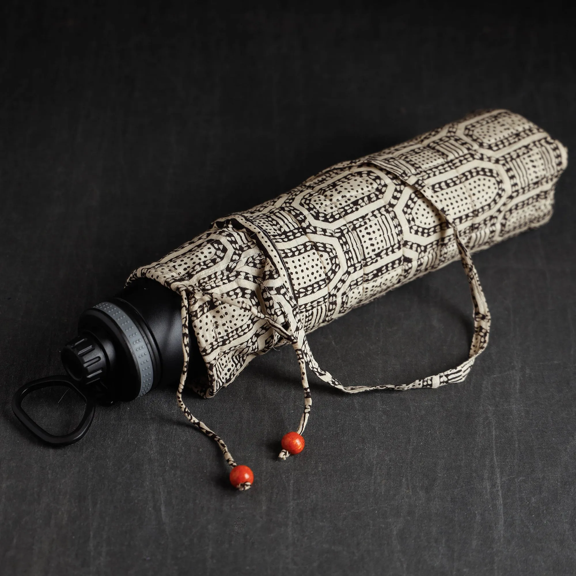 Block Printed Cotton 1L Water Bottle Cover