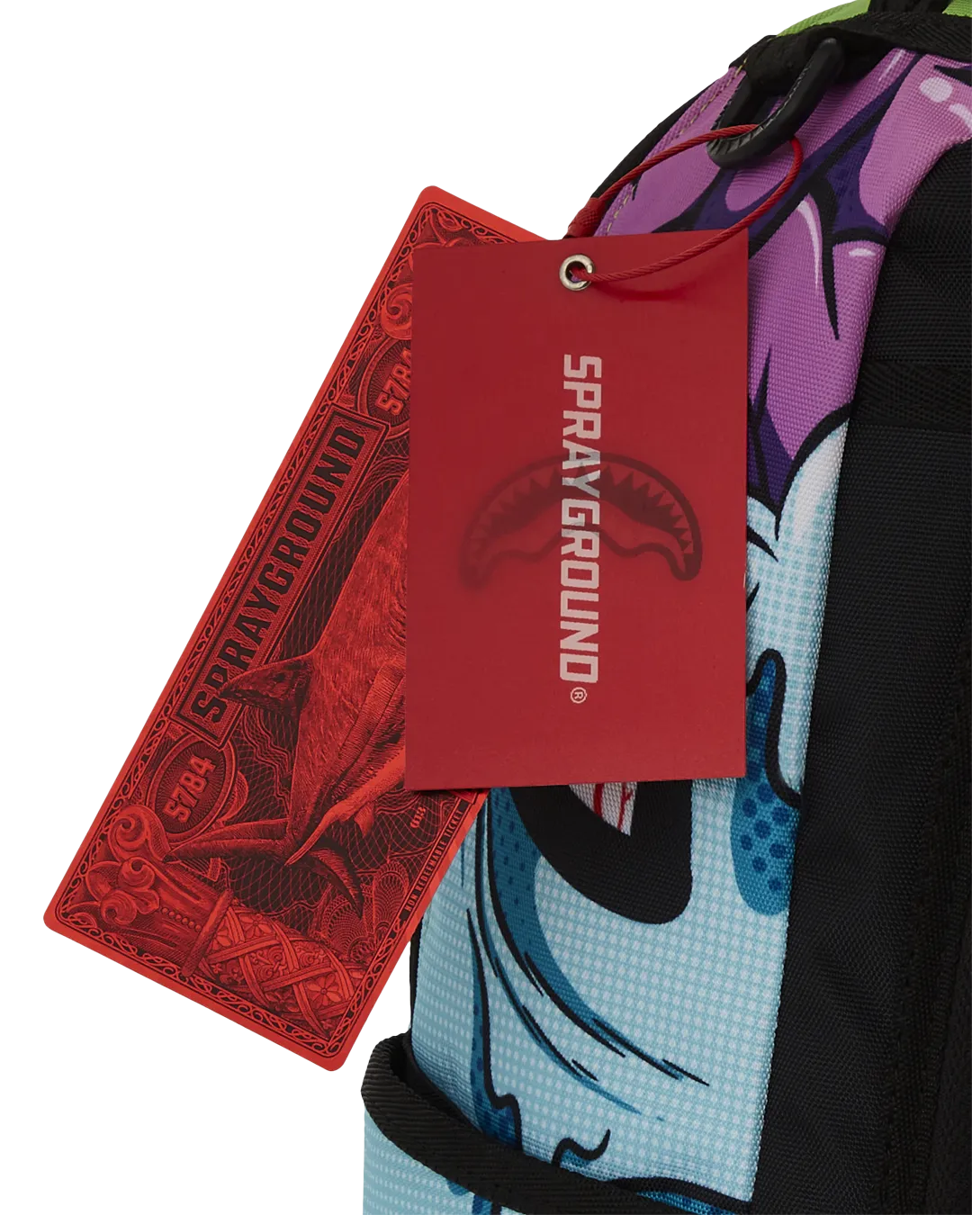 BLUE ZOMBIE SHARKMOUTH DLXSR BACKPACK