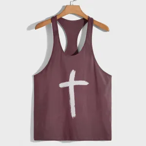 Cross of Faith Racerback Tank Top- AA05343