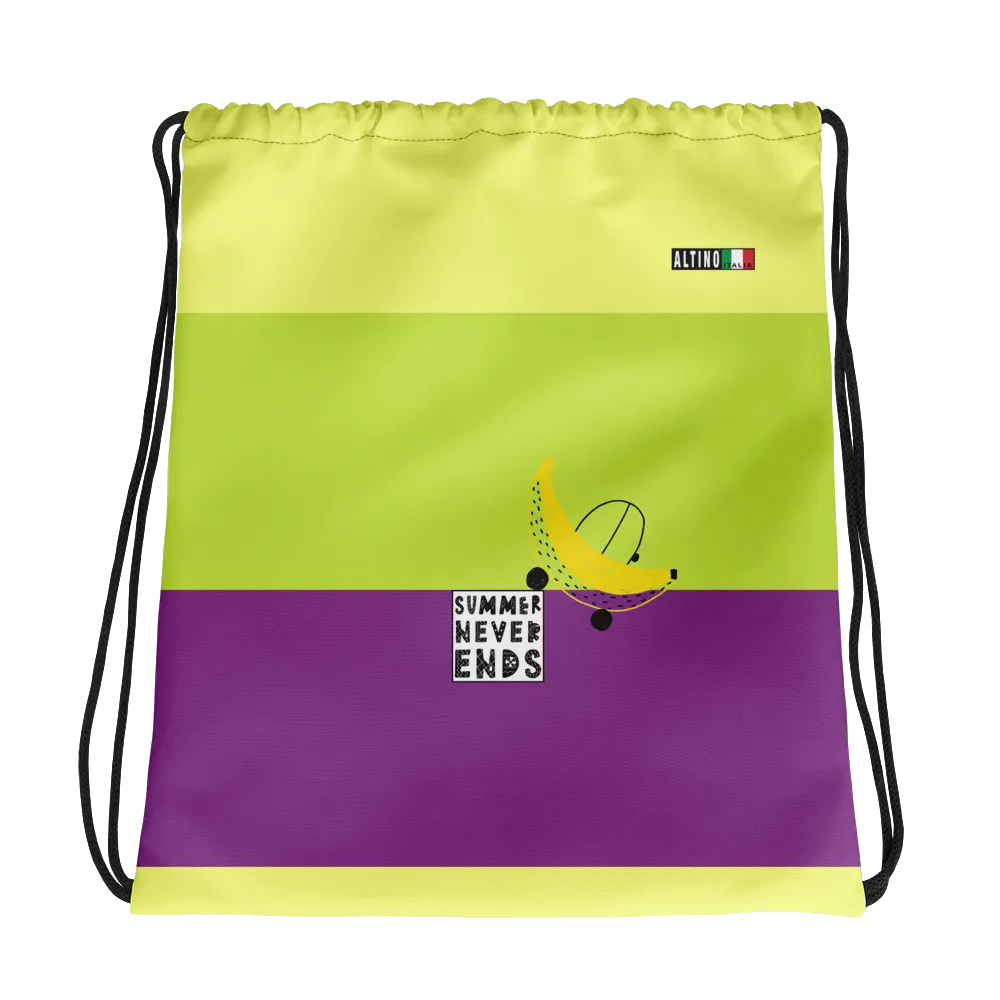 #d37277a0 - Pear Kiwi Grape - ALTINO Draw String Bag - Summer Never Ends Collection