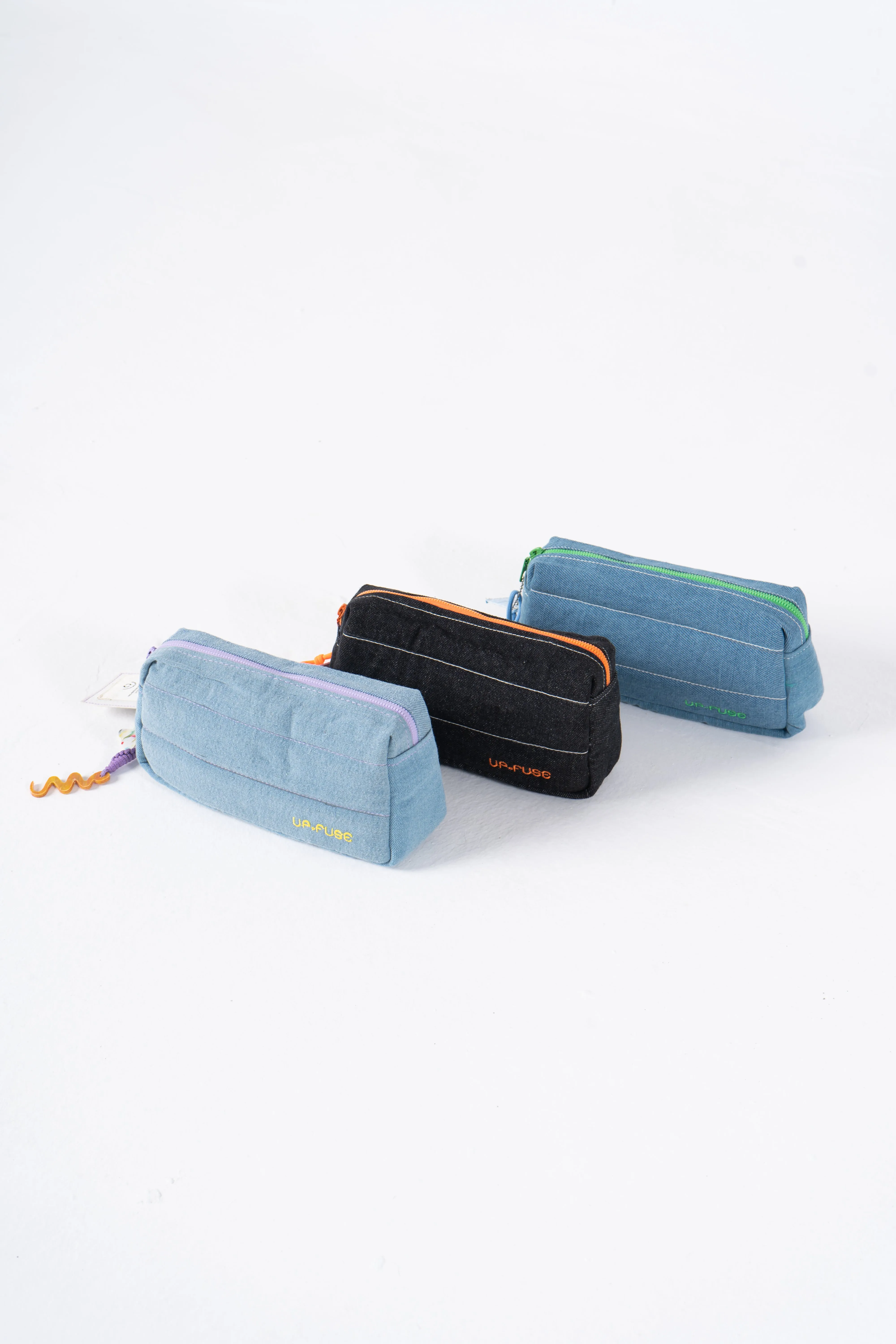 Denim Affair Pouch in Black
