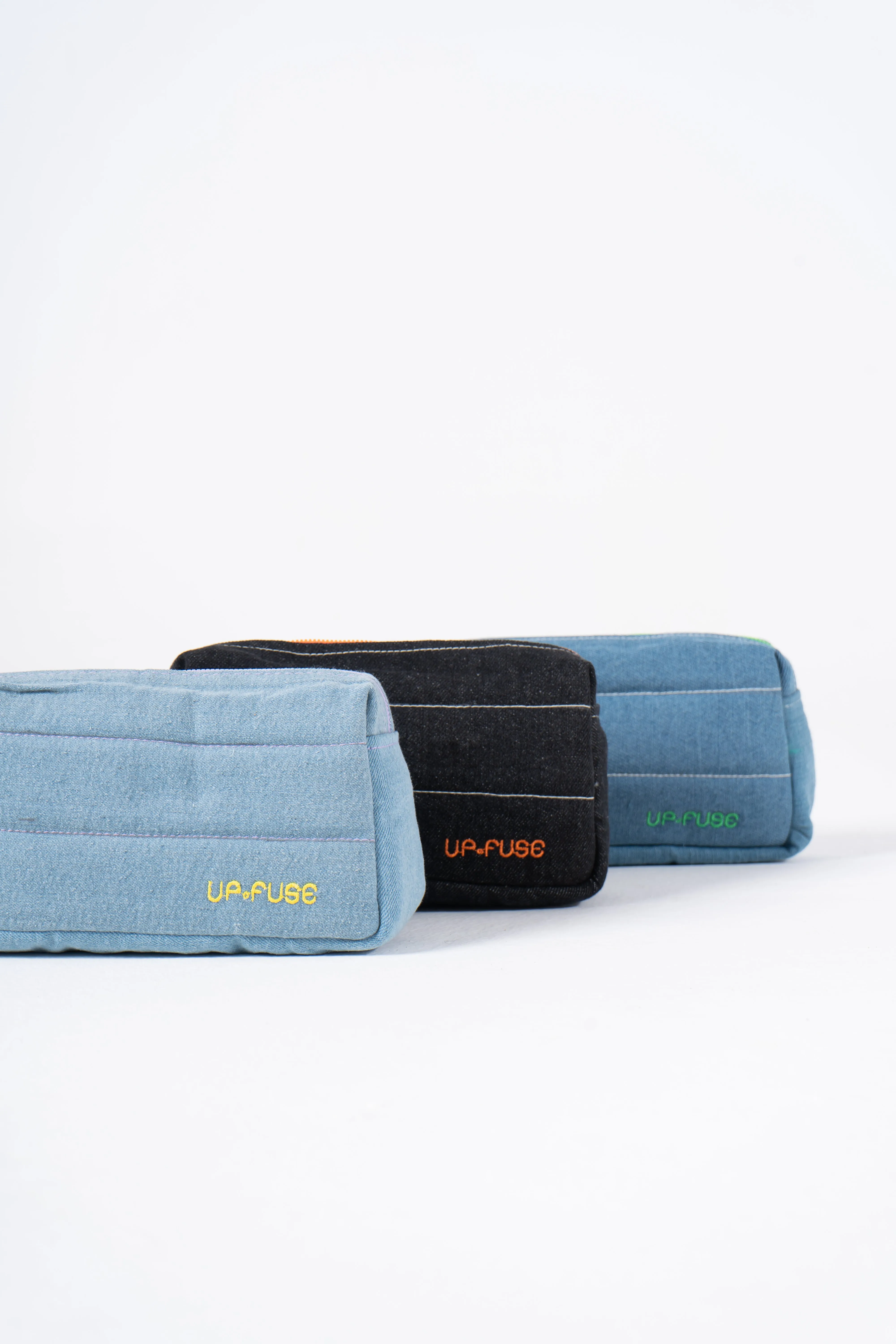 Denim Affair Pouch in Black