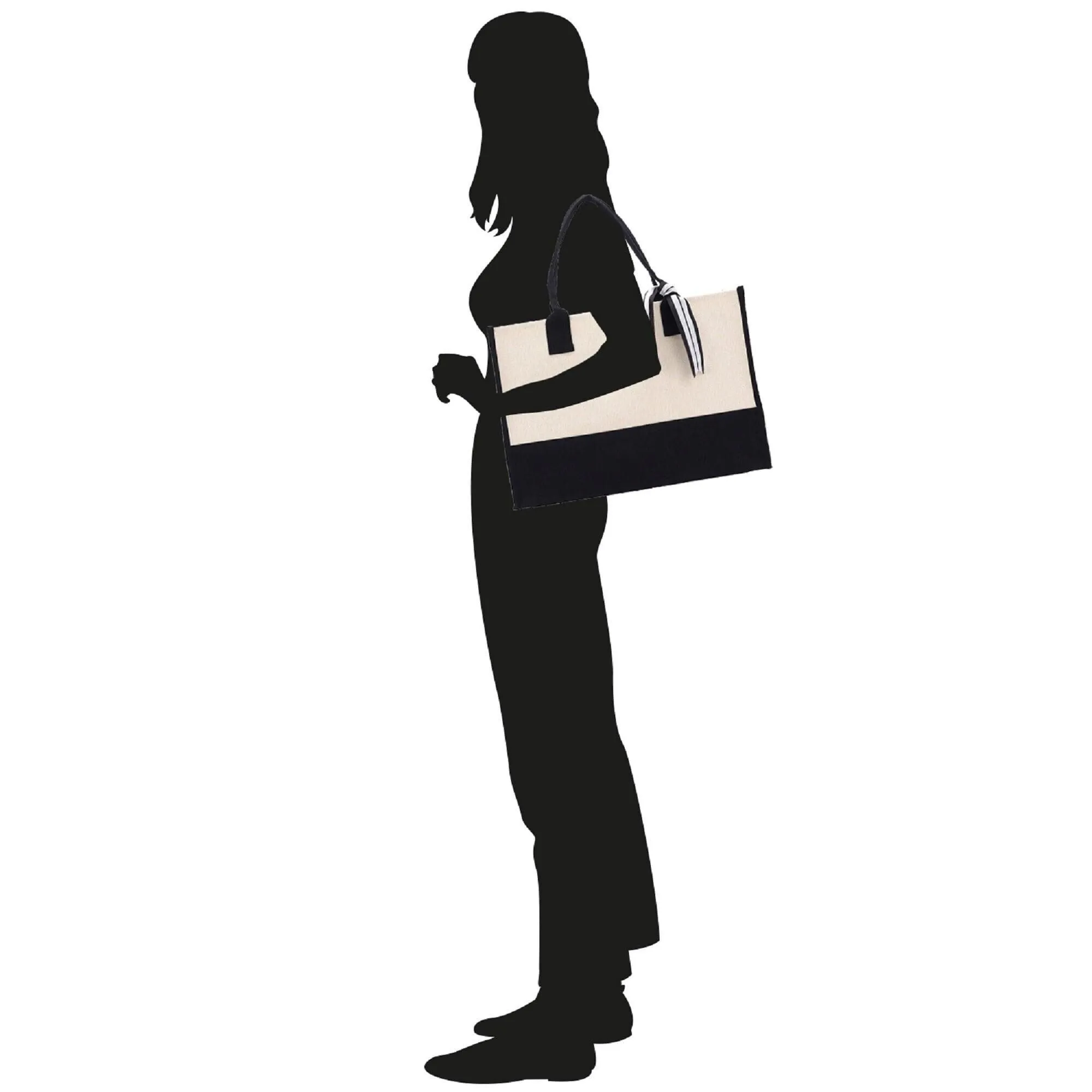 Football Mom Sports Cotton Canvas Tote Bag Gift for Football Mom Football Lover Mom Gift (FMTB1002)