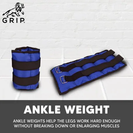 Grip Ankle Weight, Increase The Energy You Burn While Walking - 2Kgs