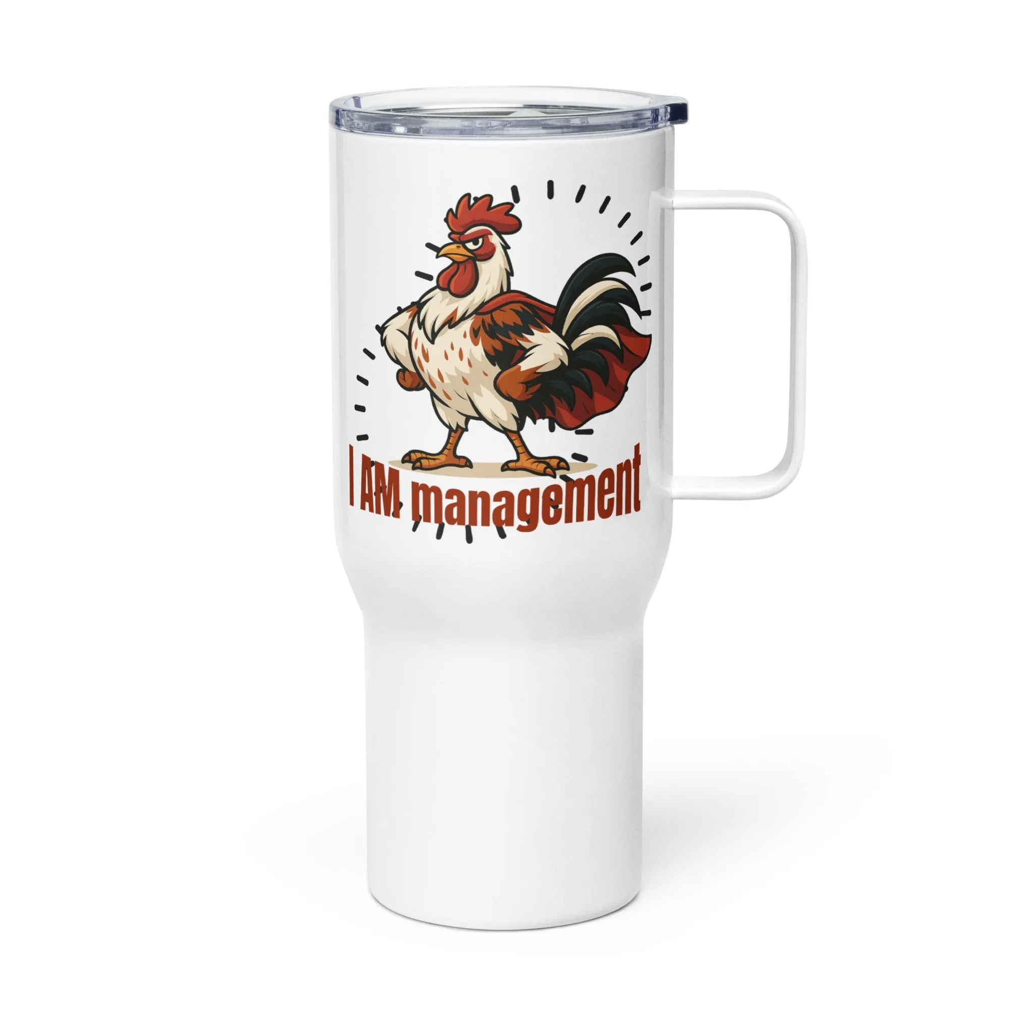 I Am Management Travel Mug with Handle