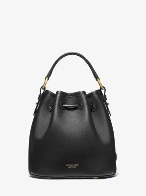 Monogramme Small Leather Bucket Bag
