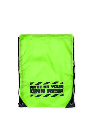 Rave At Your Own Risk Drawstring Bag